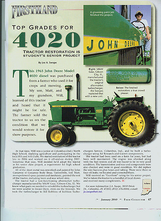 Farm Collector article